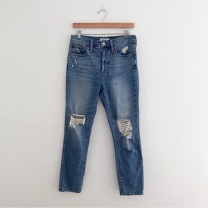 Madewell The Perfect Vintage Jean Distressed Straight Leg Denim Size 26